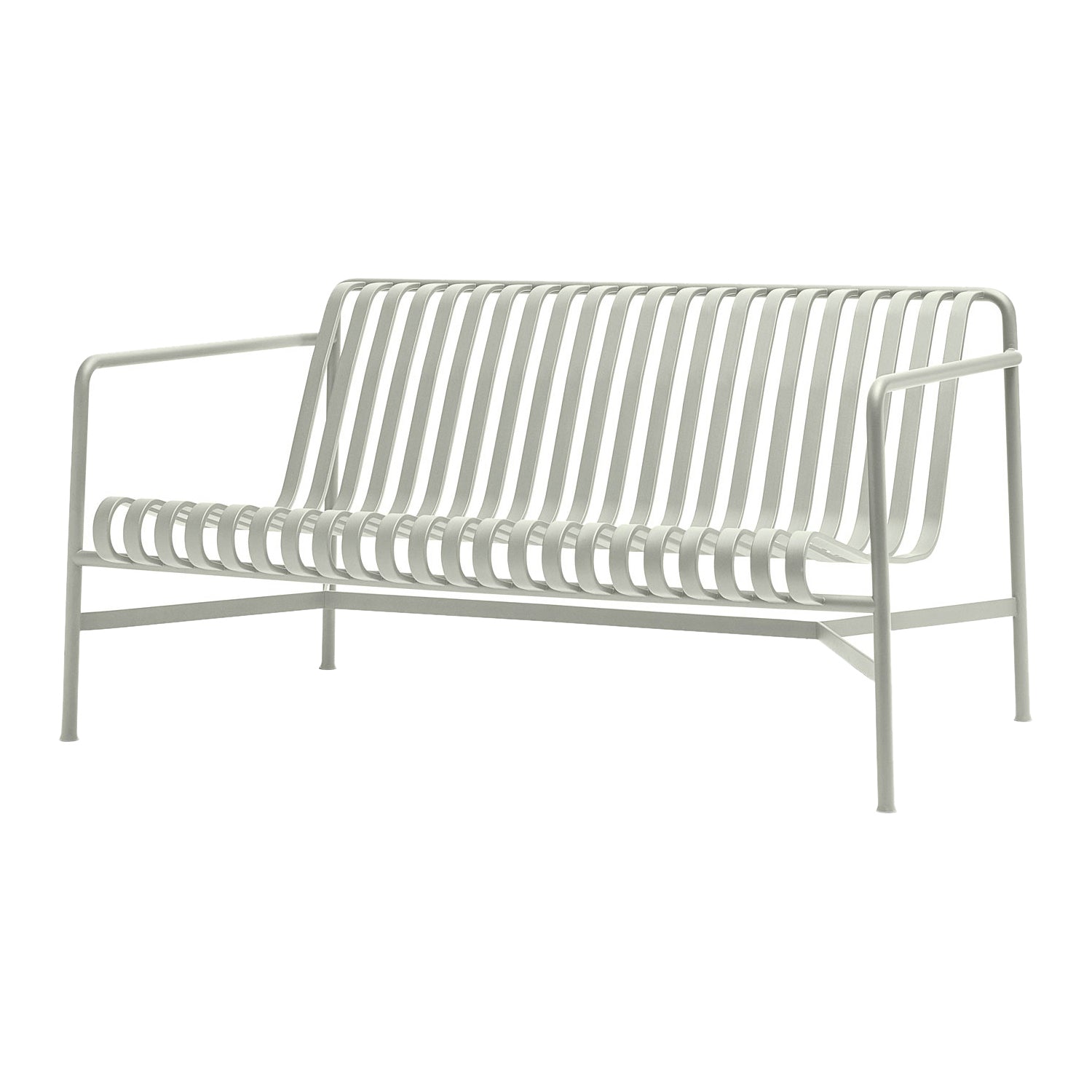 HAY Palissade Lounge 2,5-zitsbank Low - Lichtgrijs