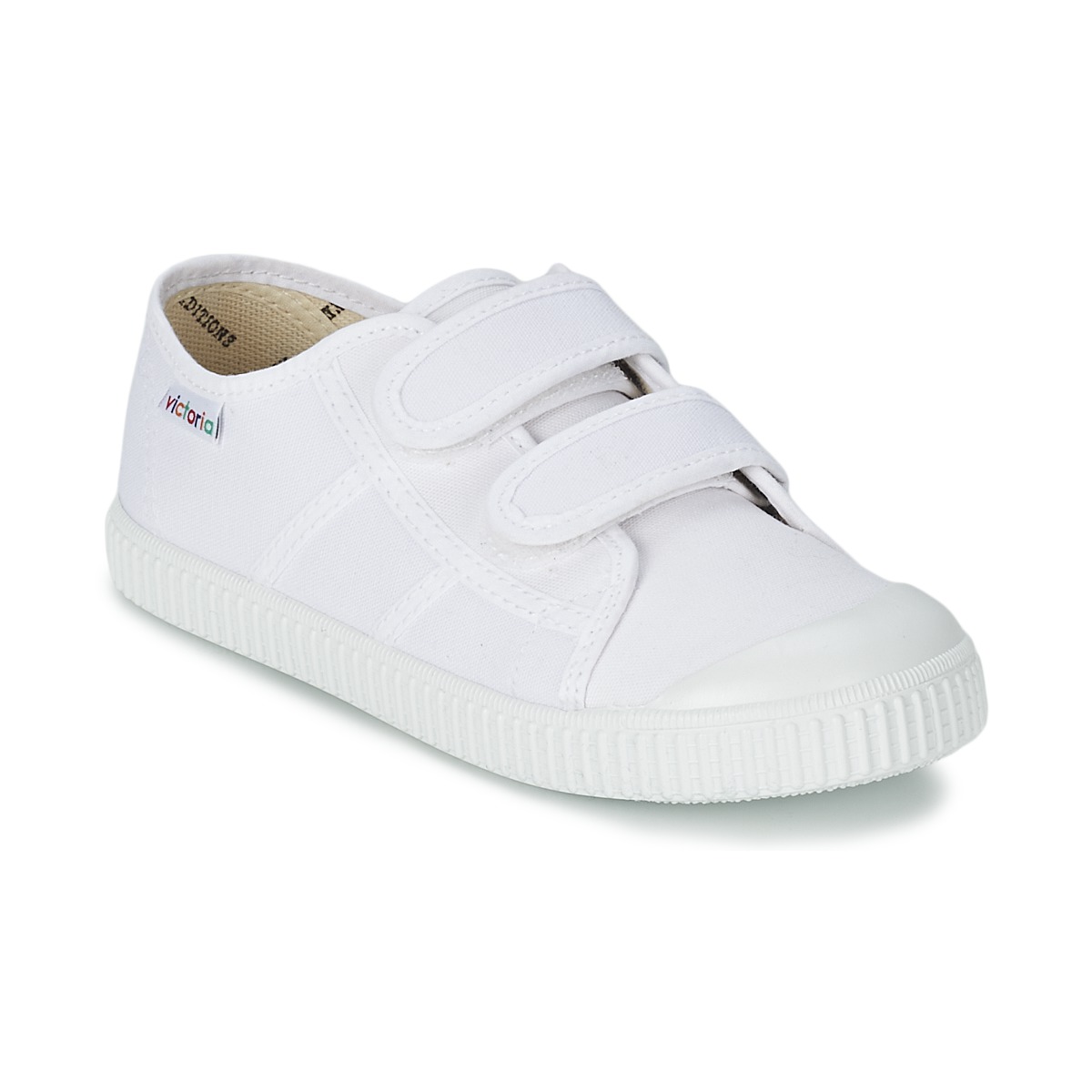 Victoria - BLUCHER LONA DOS VELCROS - White