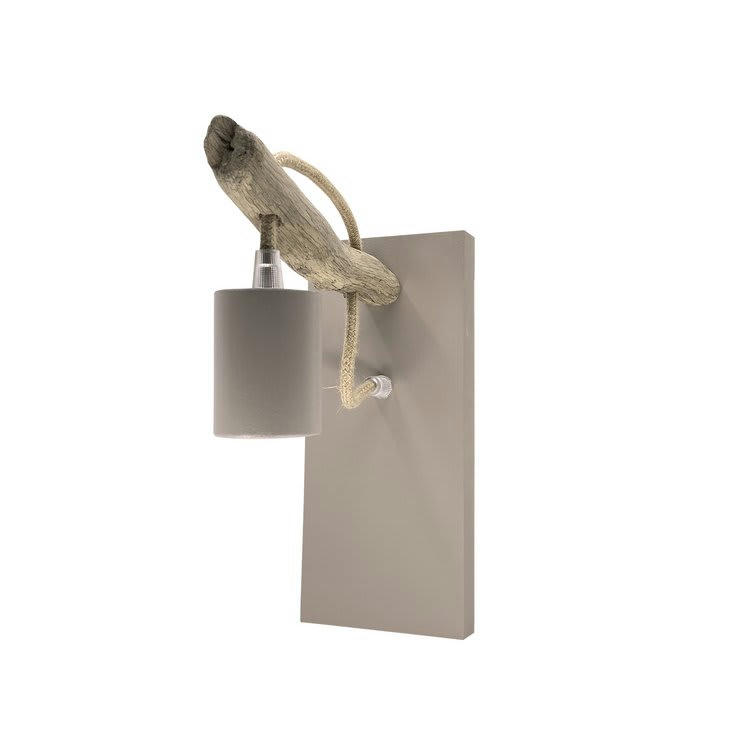 KALT - Applique murale en bois recyclé taupe