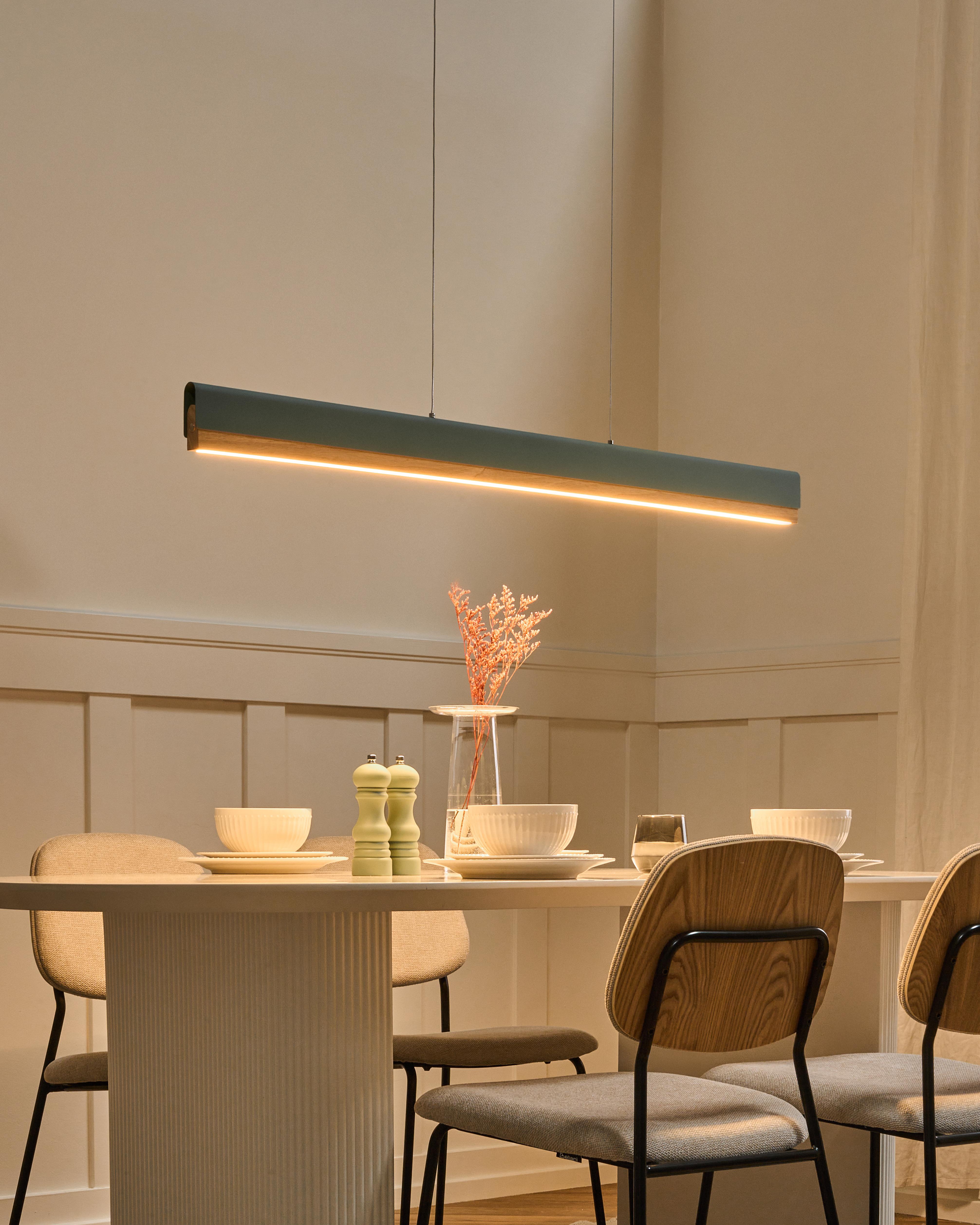 LED Pendant Lamp MARA Metal Mint Green