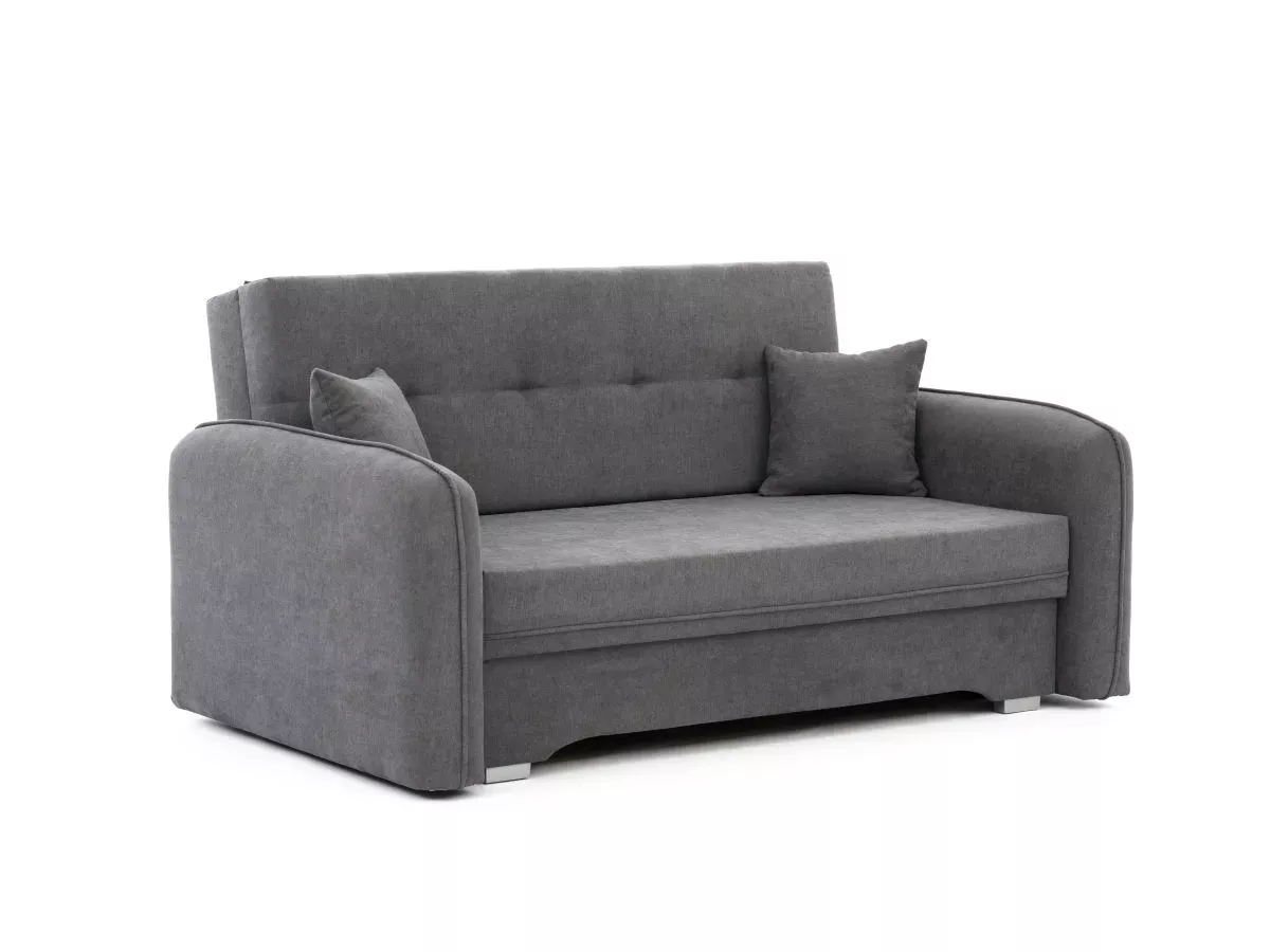 Sofa rozkładana z funkcją spania LAINE szara