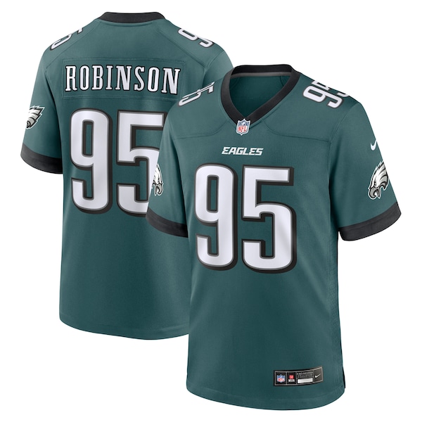 Ty Robinson Philadelphia Eagles Nike Team Game Jersey - Midnight Green