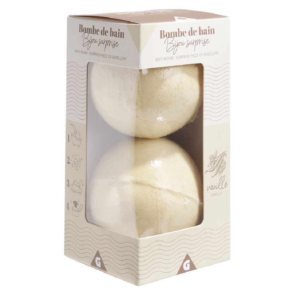 Bombe de bain surprise x2 avec bijou caché