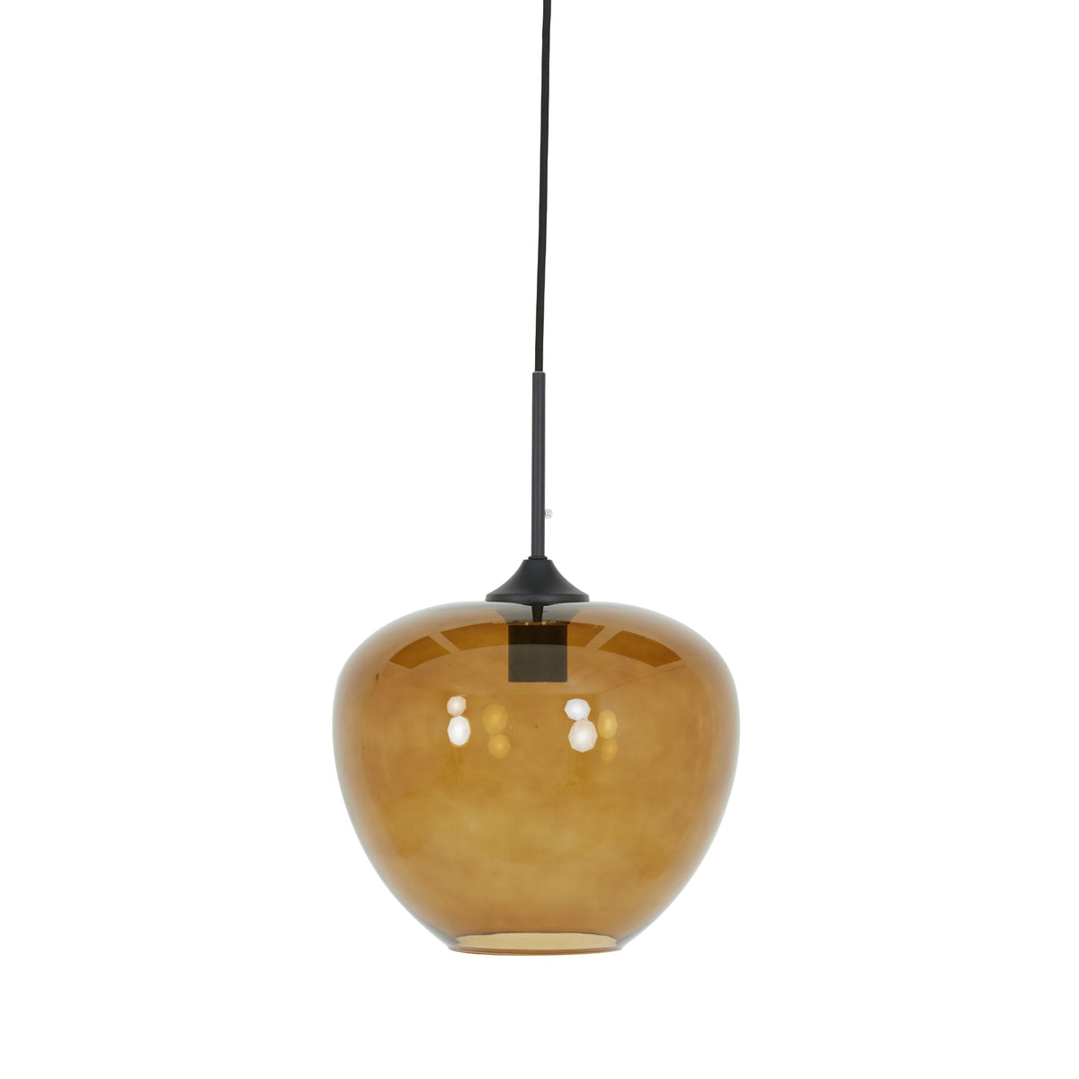 Light & Living hanglamp Mayson - bruin - Ø30cm