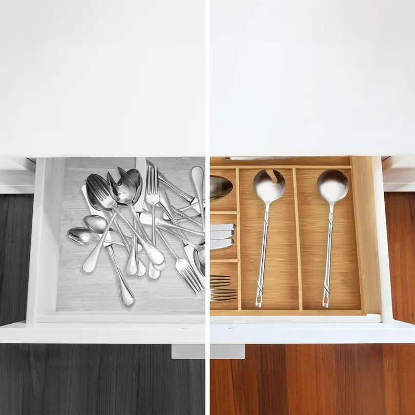 Besteckeinsatz Besteckkasten 6 Fächer