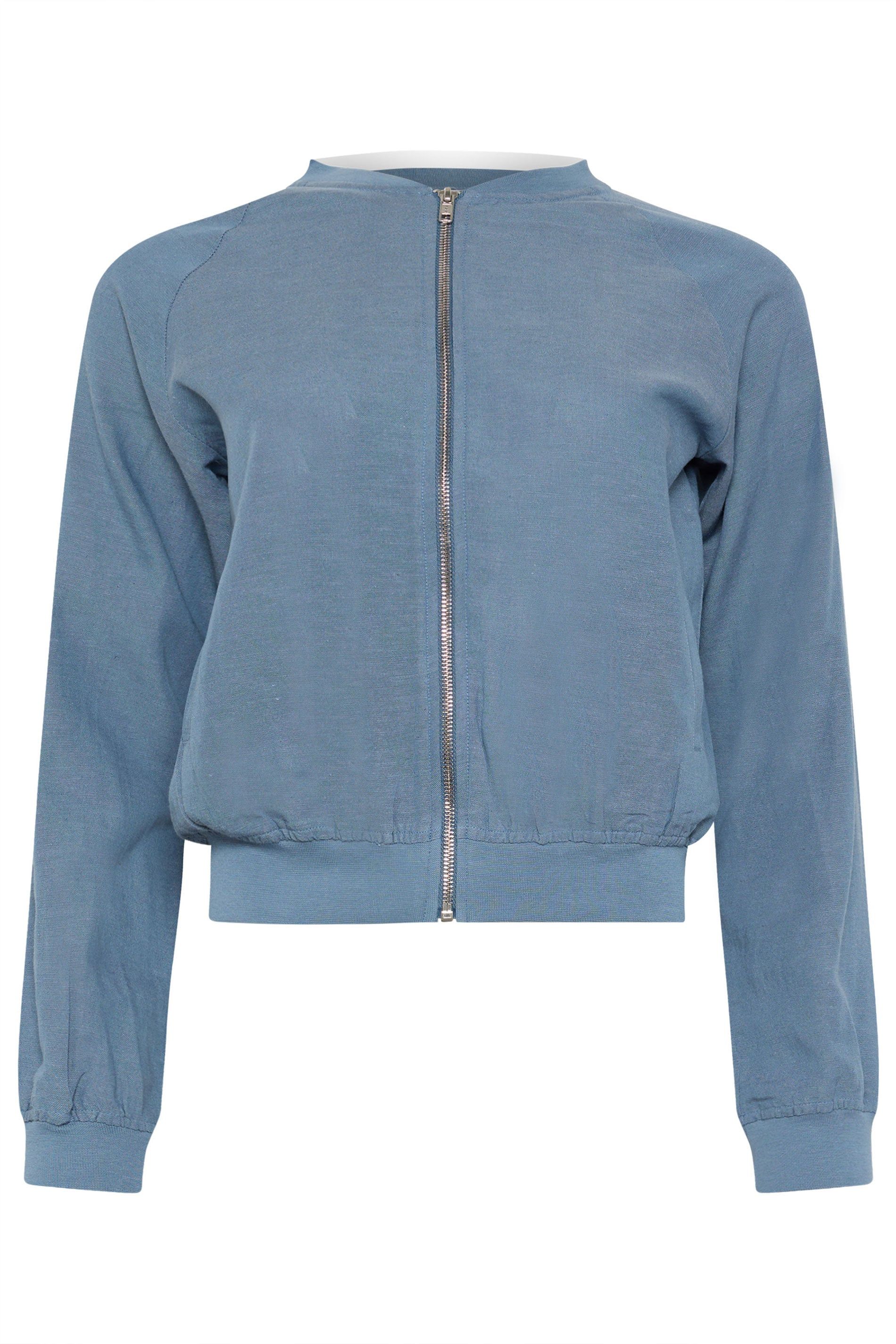 PixieGirl Petite Linen Bomber Jacket