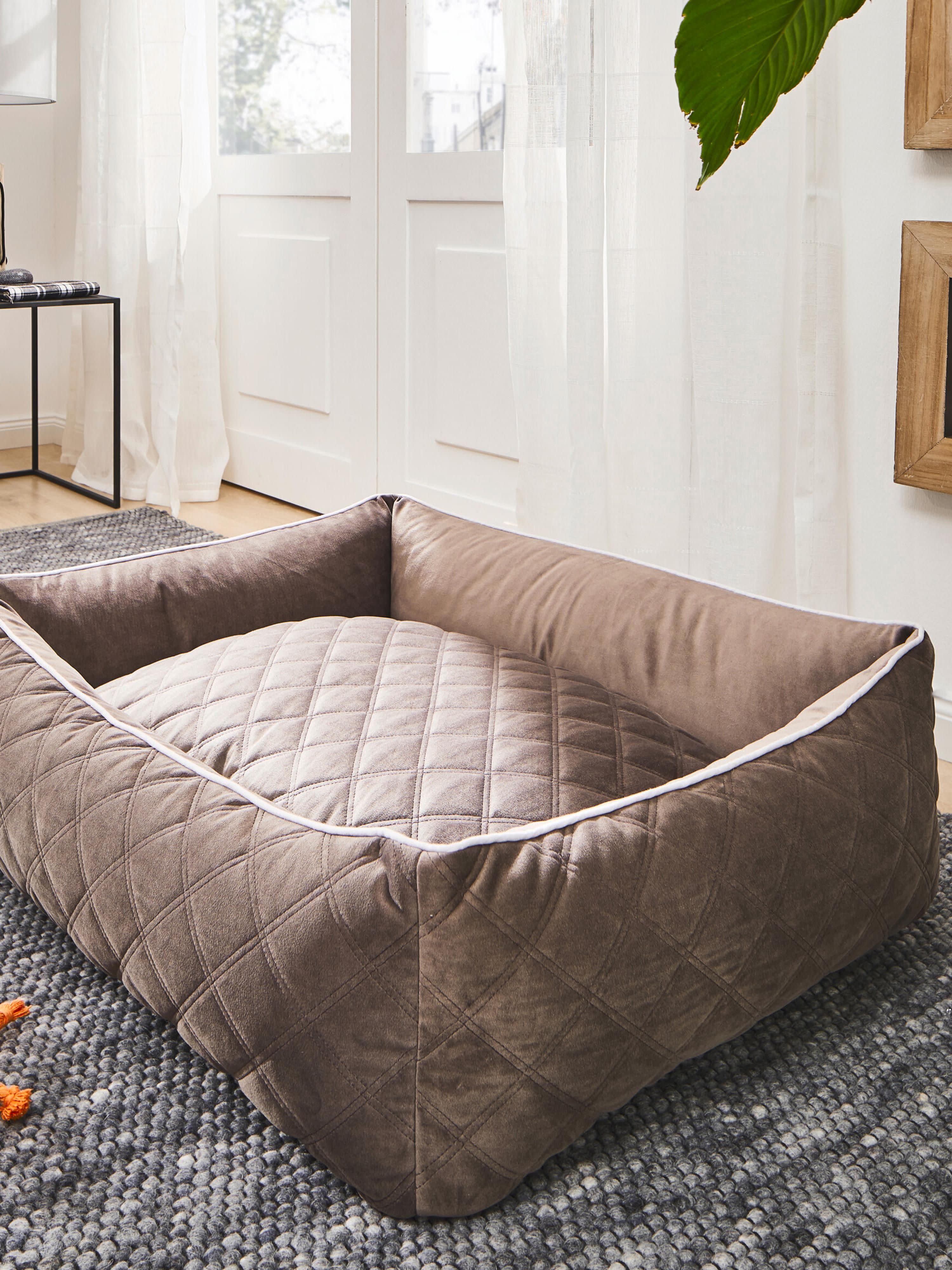 Samt-Hundebett Oxford, in verschiedenen Größen