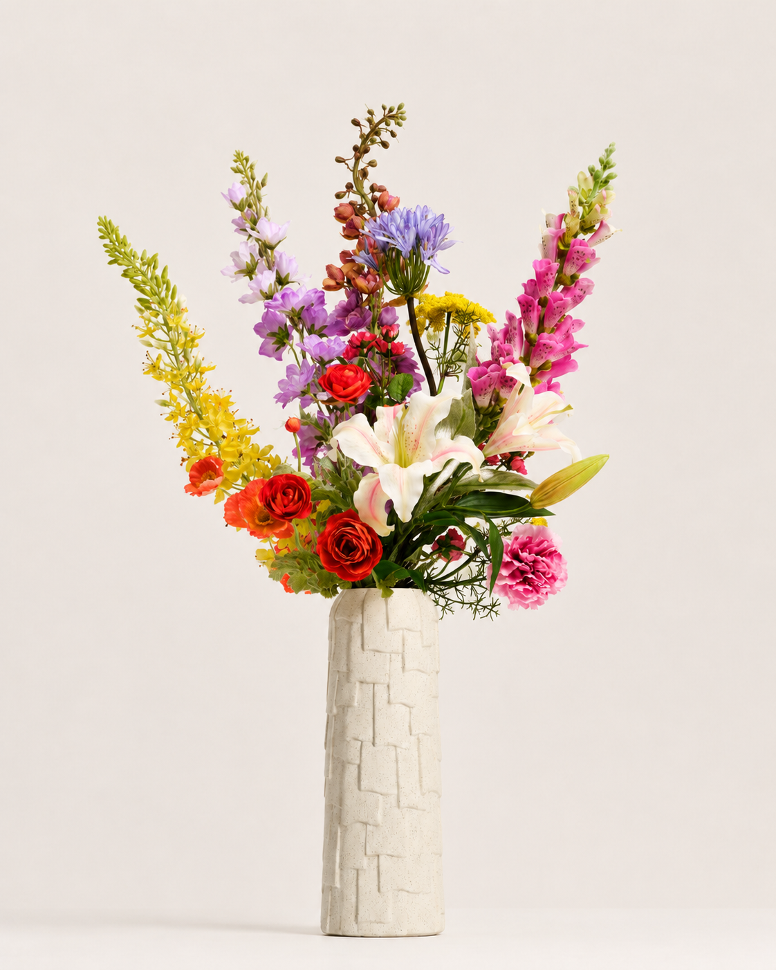 Blooming Good Zijden Boeket XL Good SS.11 - meerkleurig/multi color - 110 cm. hoogte