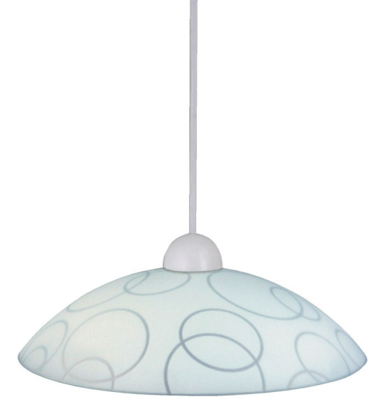 Lampa wisząca biało-przezroczysta Ada 1xE27x60W wym: 90x30x30 cm Rabalux