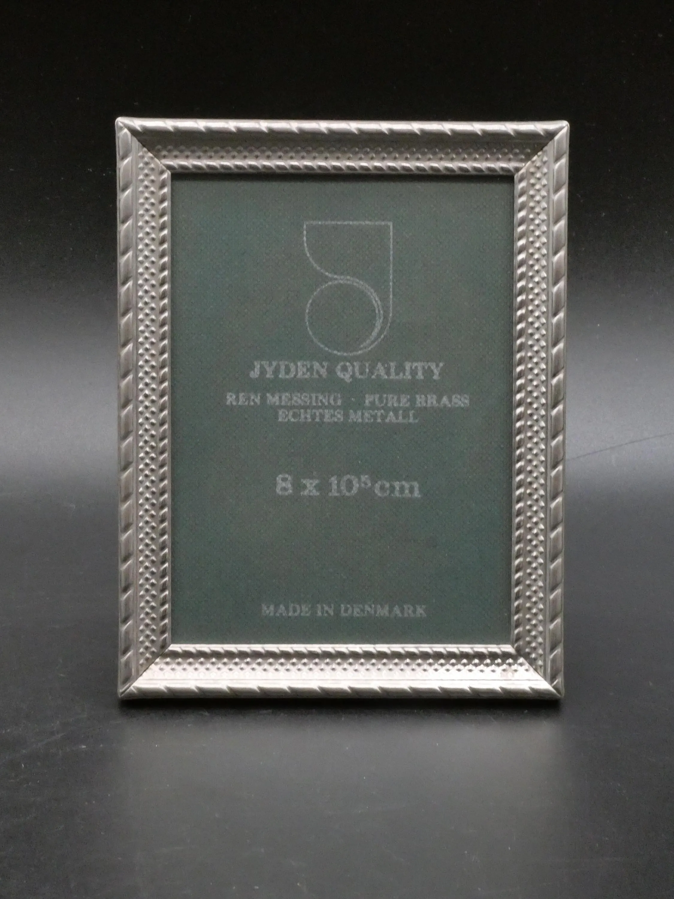 Jyden Denmark picture frame silver, photo frame, vintage 8x10.5