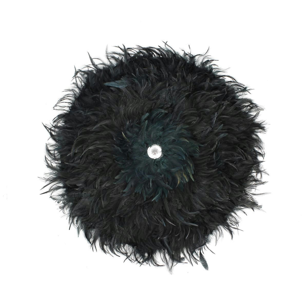 KAPAU - Décoration en plumes de coq et coquillages Ø60cm