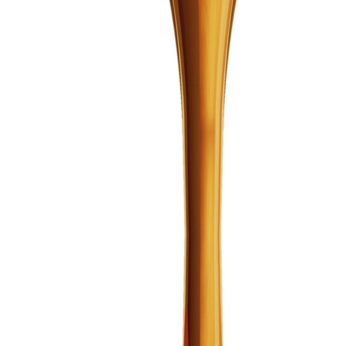 White Wood and Gold Metal Round Dining Table Pedestal Base Gloss Finish Seats 4 - 36 D x 36 W x 29 H