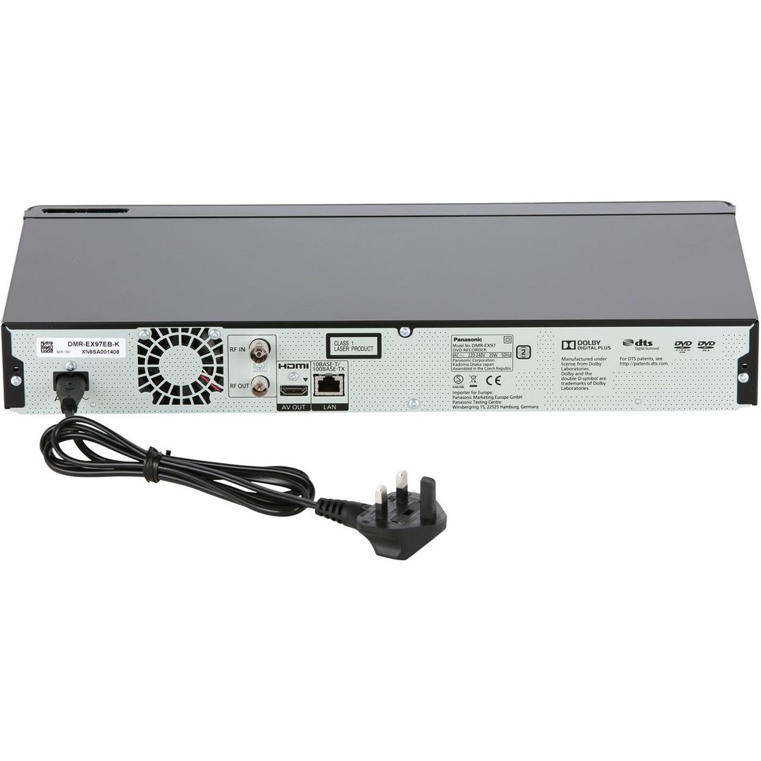 Panasonic DMR-EX97EB DVD Player with 500GB HDD & Freeview  HD Twin Recorder