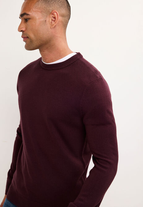 MENS KNIT CREW SOFT TOUCH