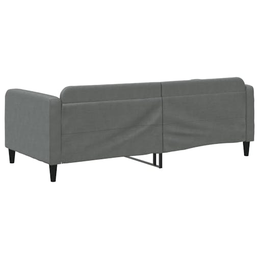 NNEVL Day Bed Dark Grey 90x190 cm Fabric