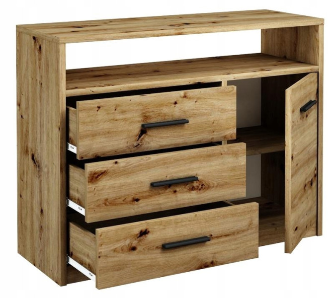 Komoda szafka BODO 1D3SO ARTISAN szuflady regał