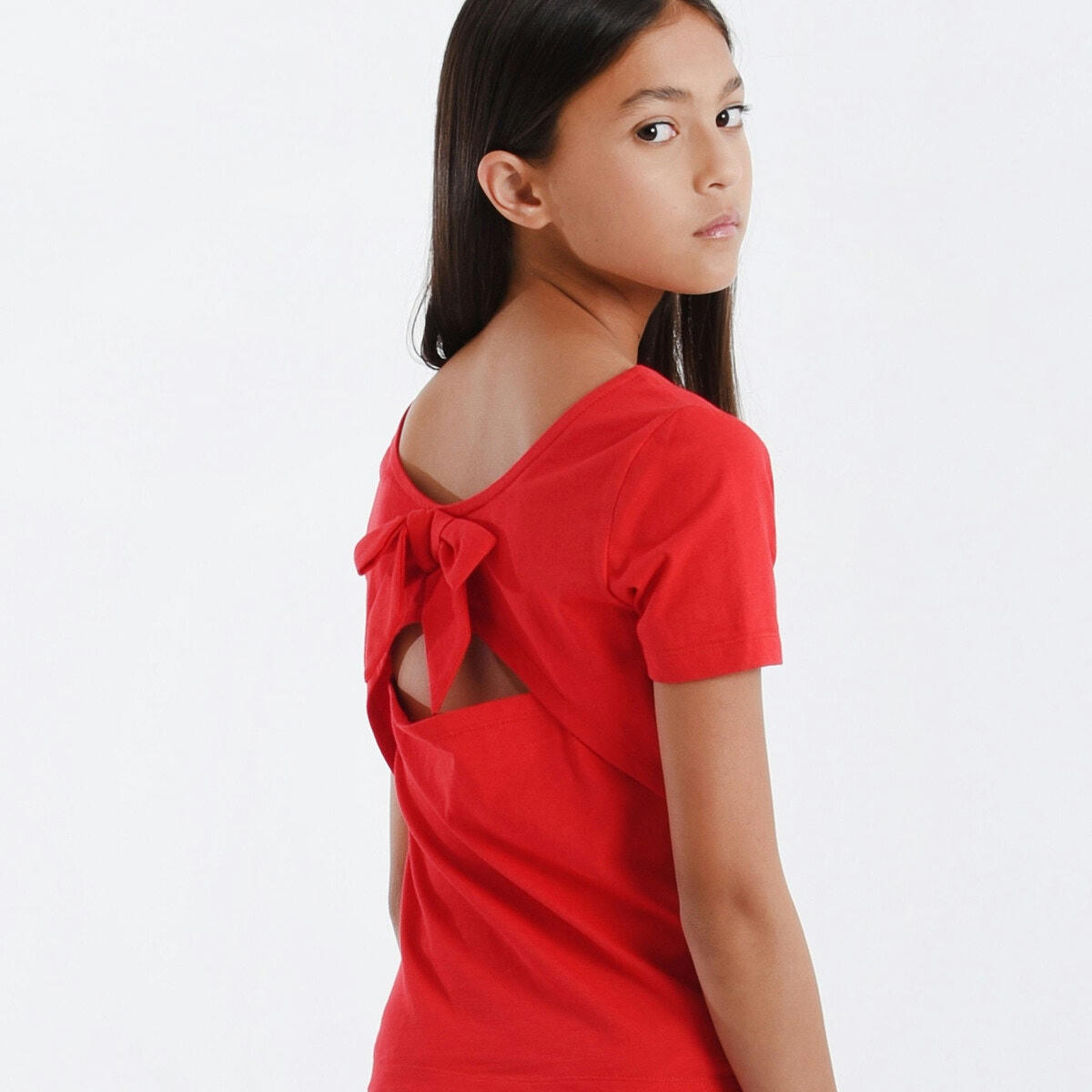 T-shirt ouverture au dos
