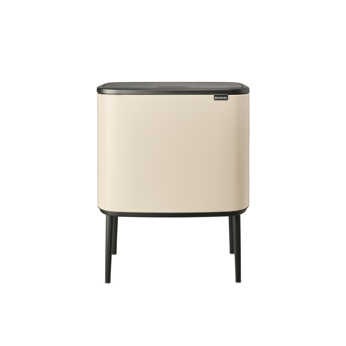 Brabantia Bo Touch Bin, met 2 binnenemmers, 11   23 liter - Soft Beige