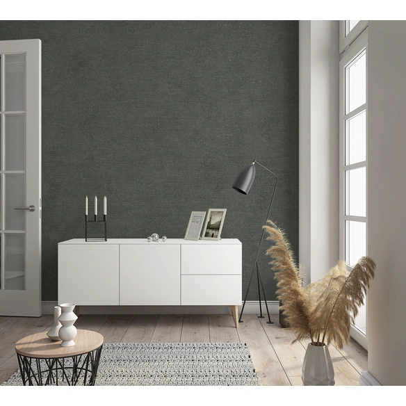 Vliestapete »Shades«, Uni, grau