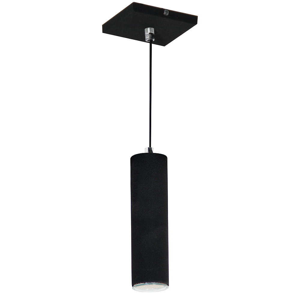 Lampa wisząca czarna SLIM 1xGU10x40W wym: 65x10x10 cm Aldex