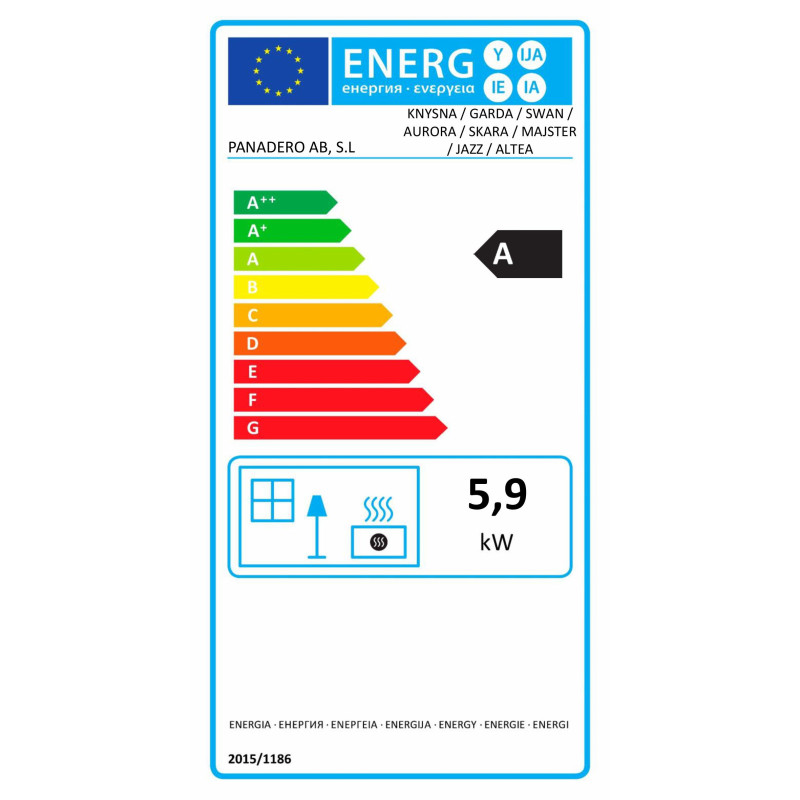 Poêle à bois Skara Ecodesign 5,9 kW PANADERO