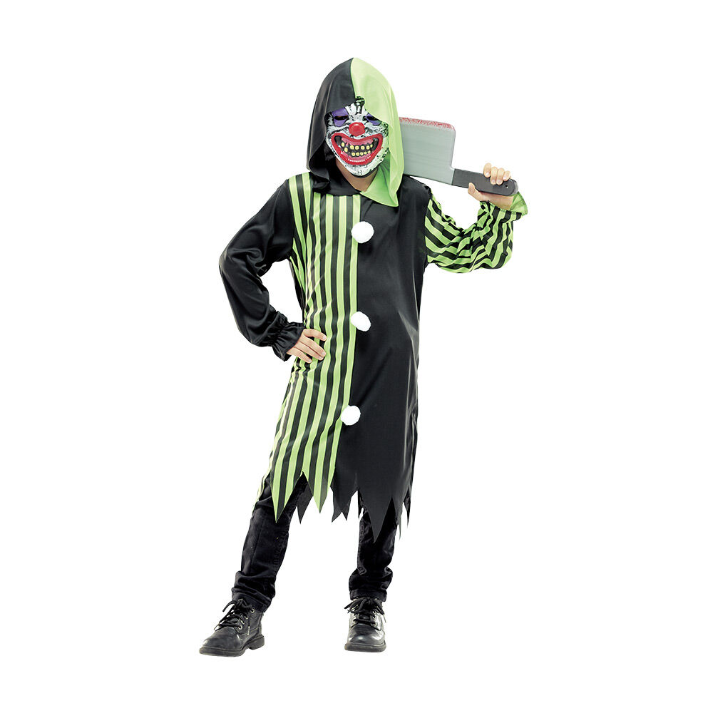Déguisement enfant Halloween clown masque et tunique 4/6ans