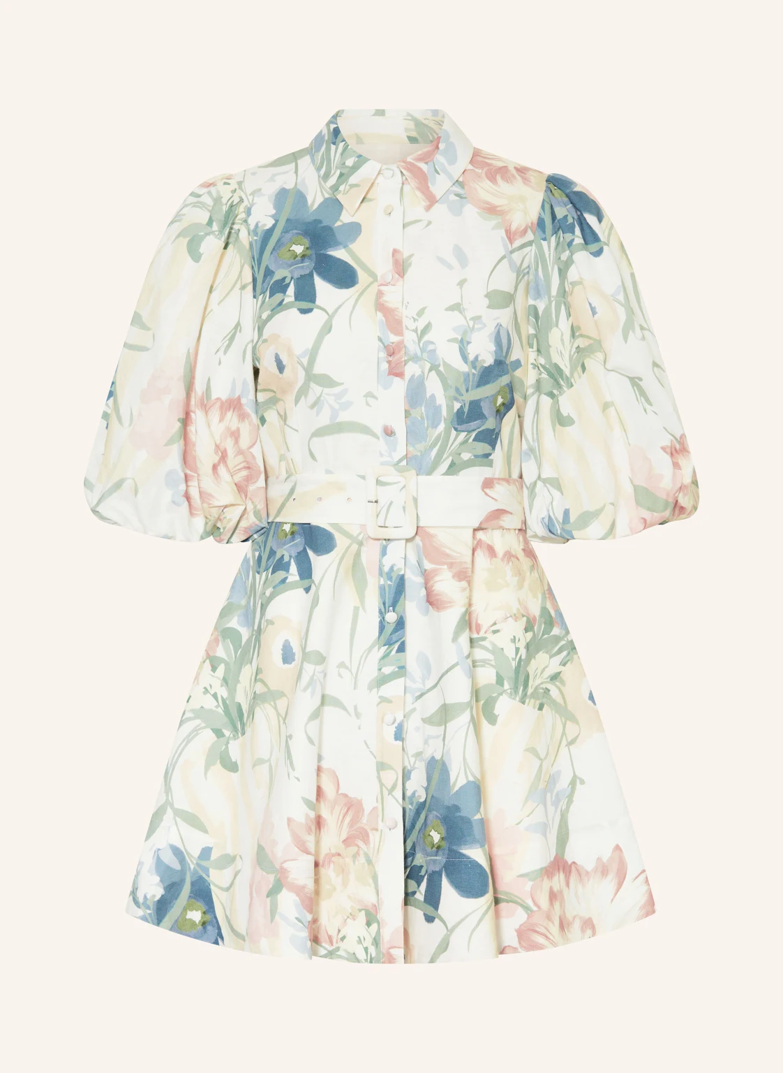 TED BAKER Hemdblusenkleid OLLIIV mit Leinen