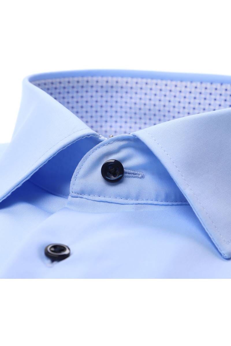 ETERNA Comfort Fit Hemd hellblau, Einfarbig (super langer Arm)
