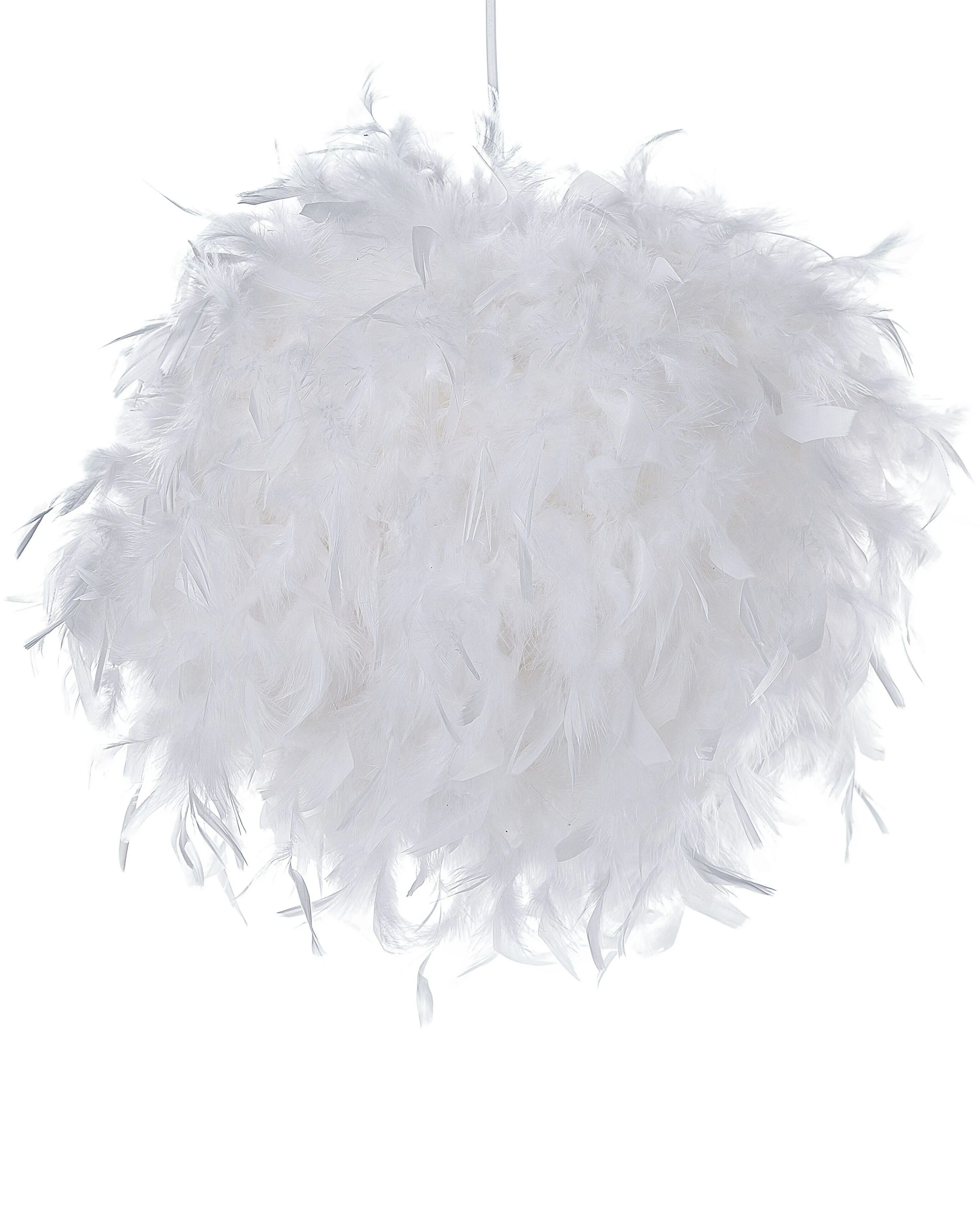 Pendant Lamp DRAVA Feathers White