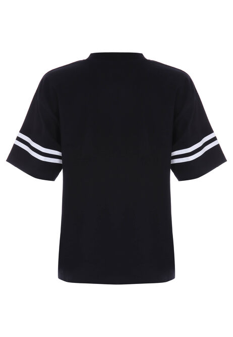 Older Boys Black Hockey T-Shirt