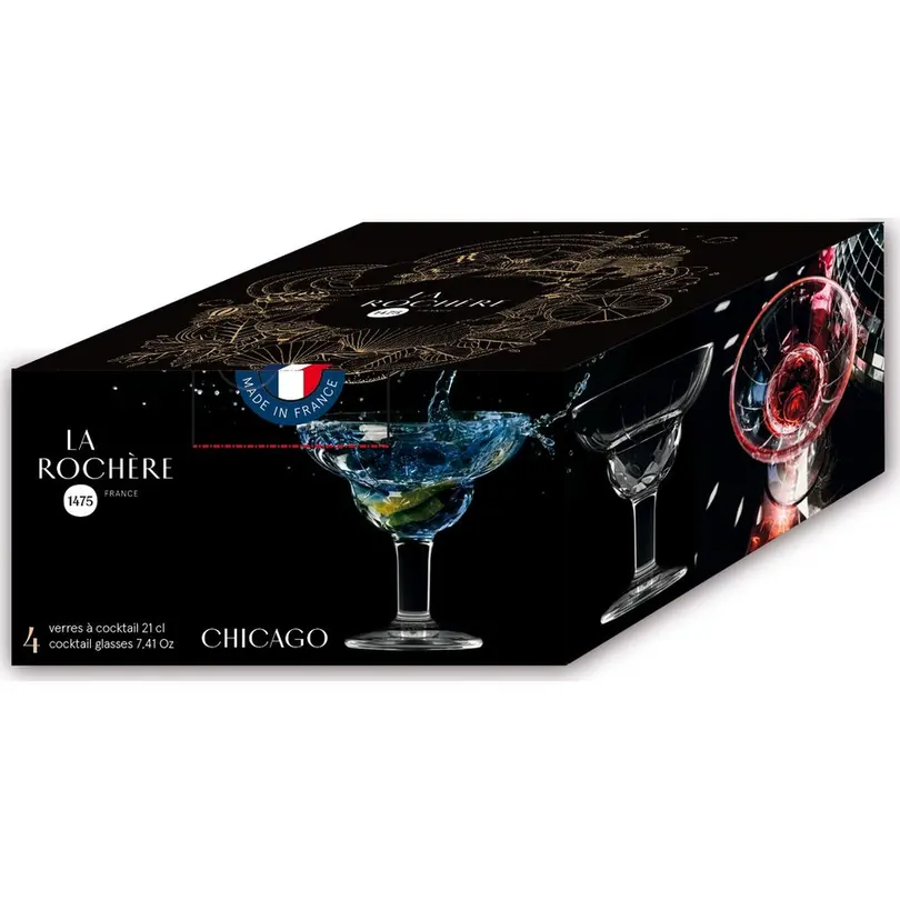 Cocktailglas 4er-Set Chicago