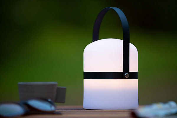 Lampe de table LITTLE JOE en synthétique avec LED intégré - Noir - Lucide