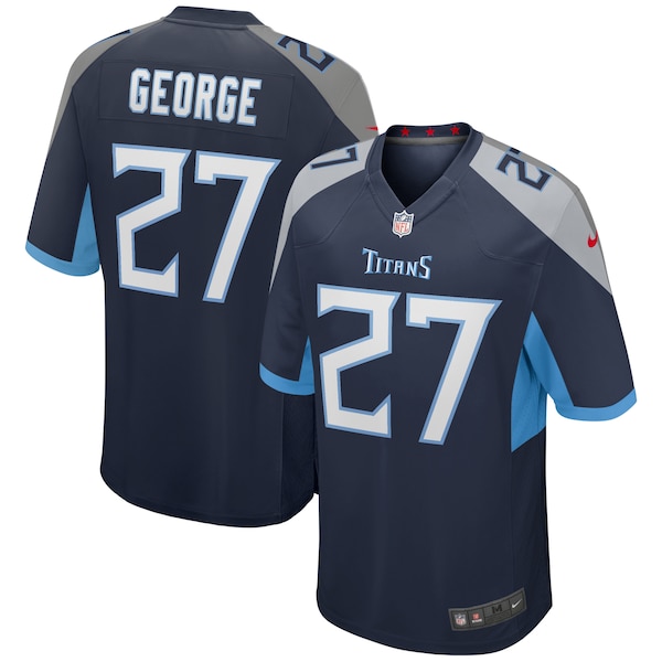Eddie George Tennessee Titans Nike Game Retired Player Jersey - Navy/Light Blue