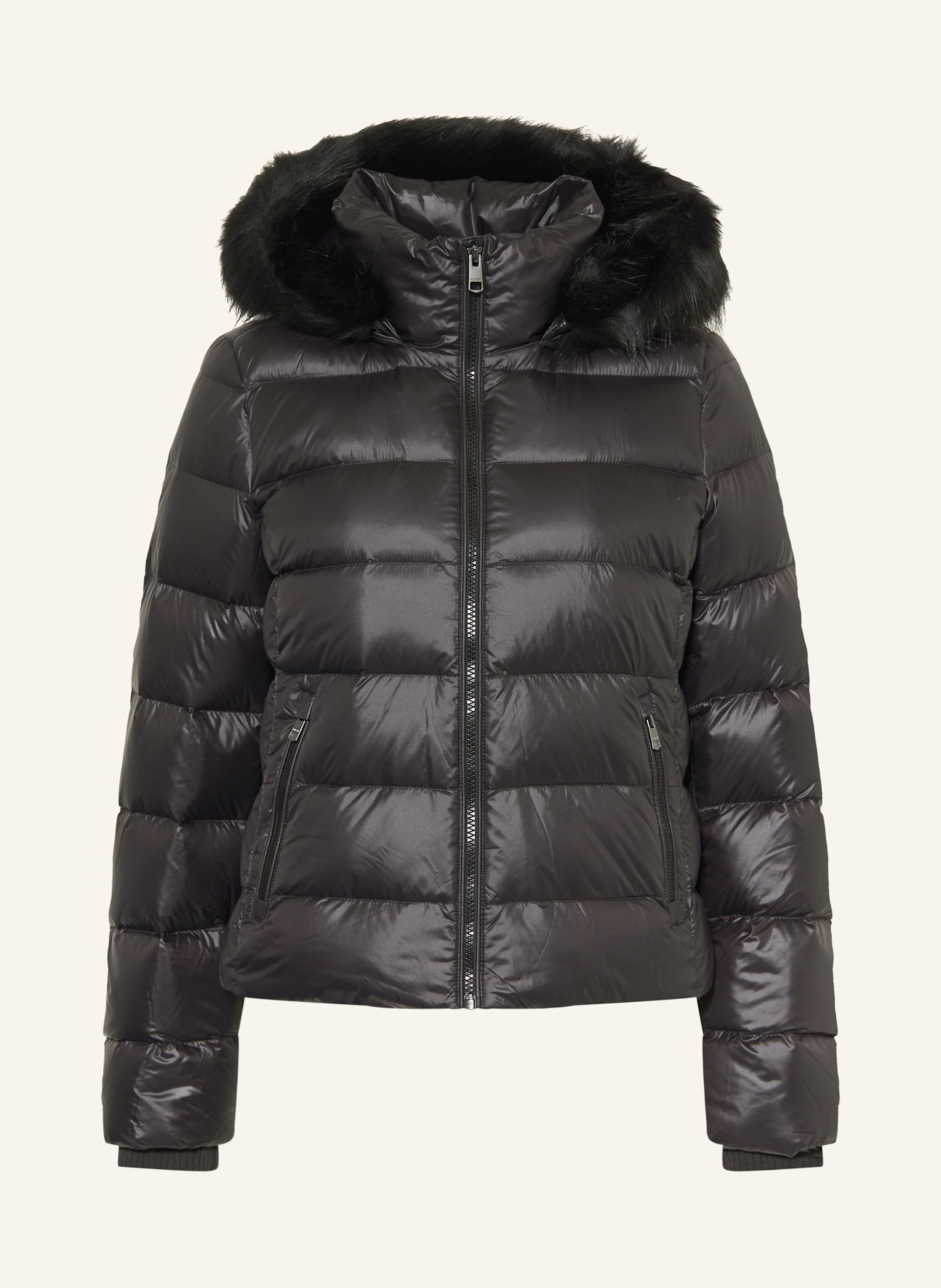 TOMMY HILFIGER Daunenjacke mit abnehmbarem Kunstfell