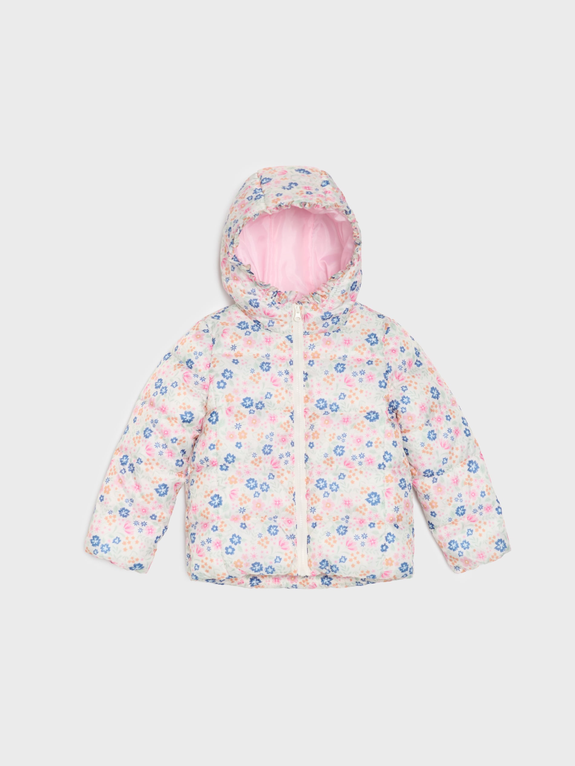 Pikowana kurtka puffer z kapturem