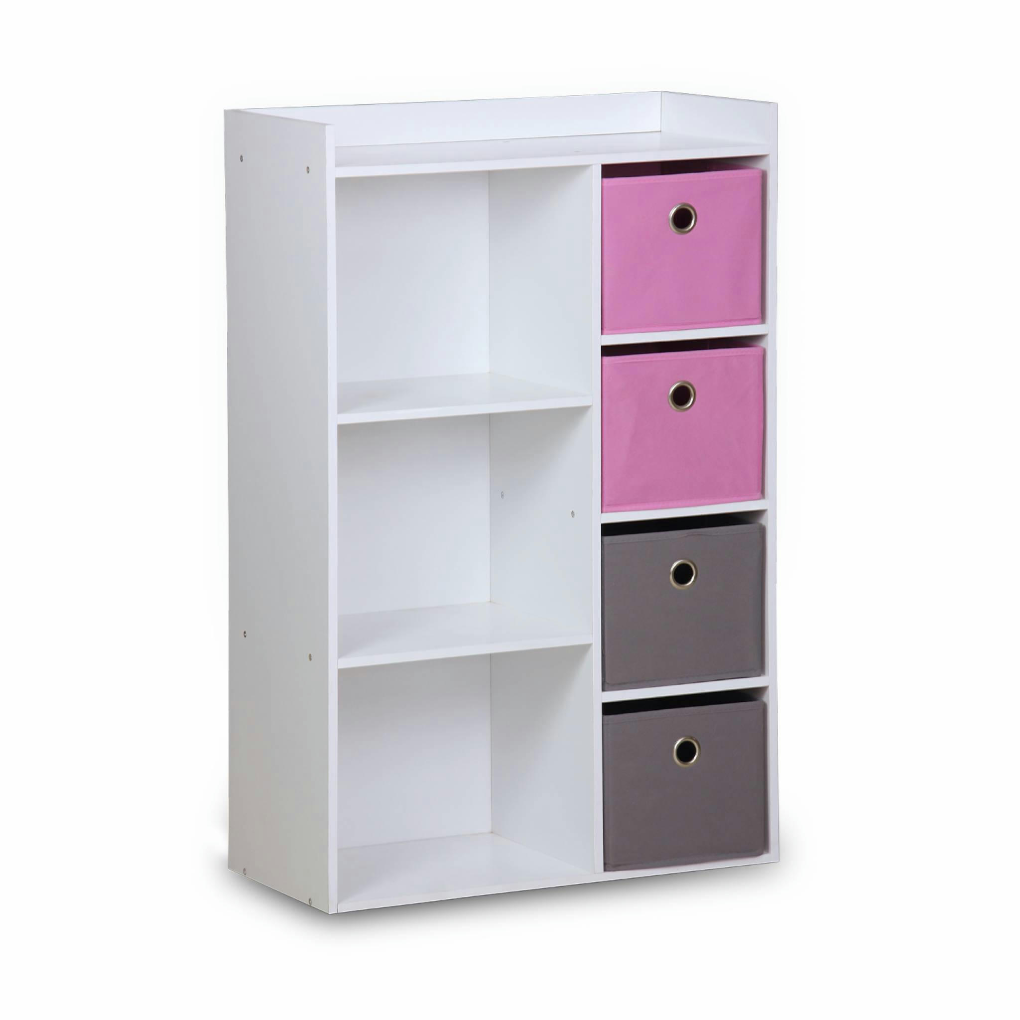 CAMILLE - Meuble de rangement pour enfant, blanc