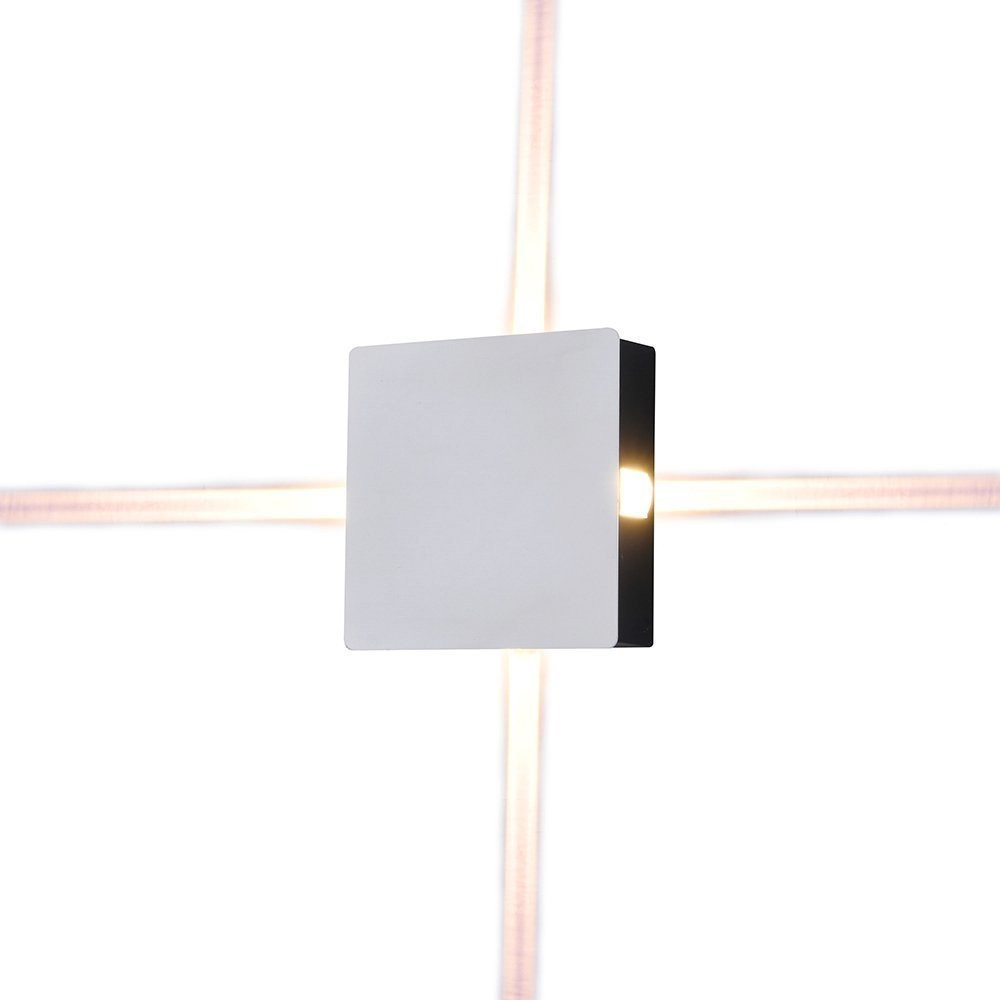 Kinkiet zewnętrzny VT-704 4000K biały LED 4x4W 428lm IP65 V-TAC