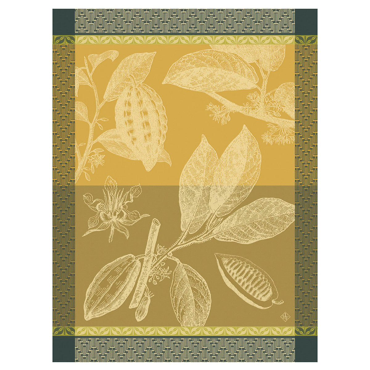 CHOCOLATS - FÈVE - Torchon en coton dulcey 60 x 80