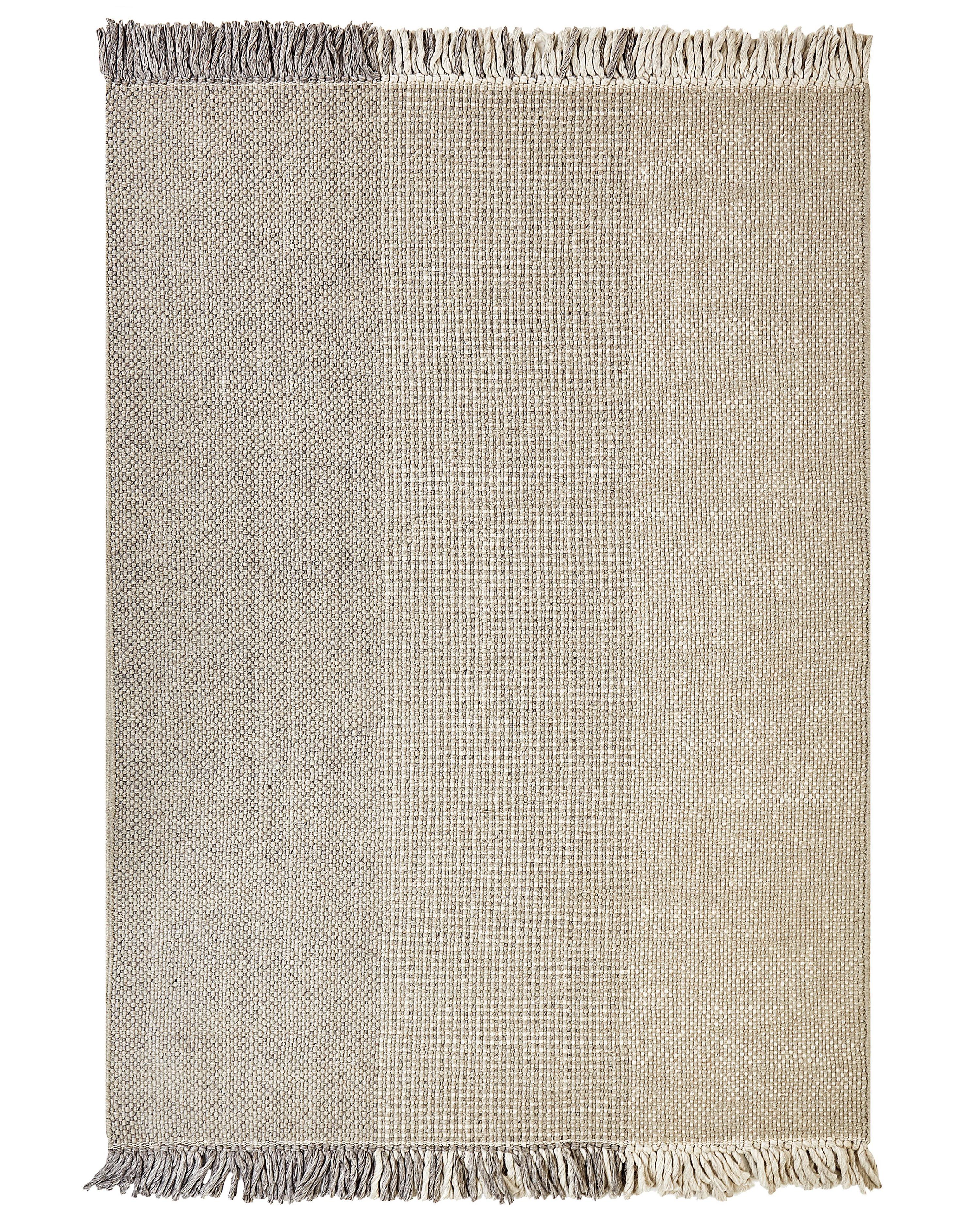 Rug TEKELER Grey 140 x 200 cm Wool