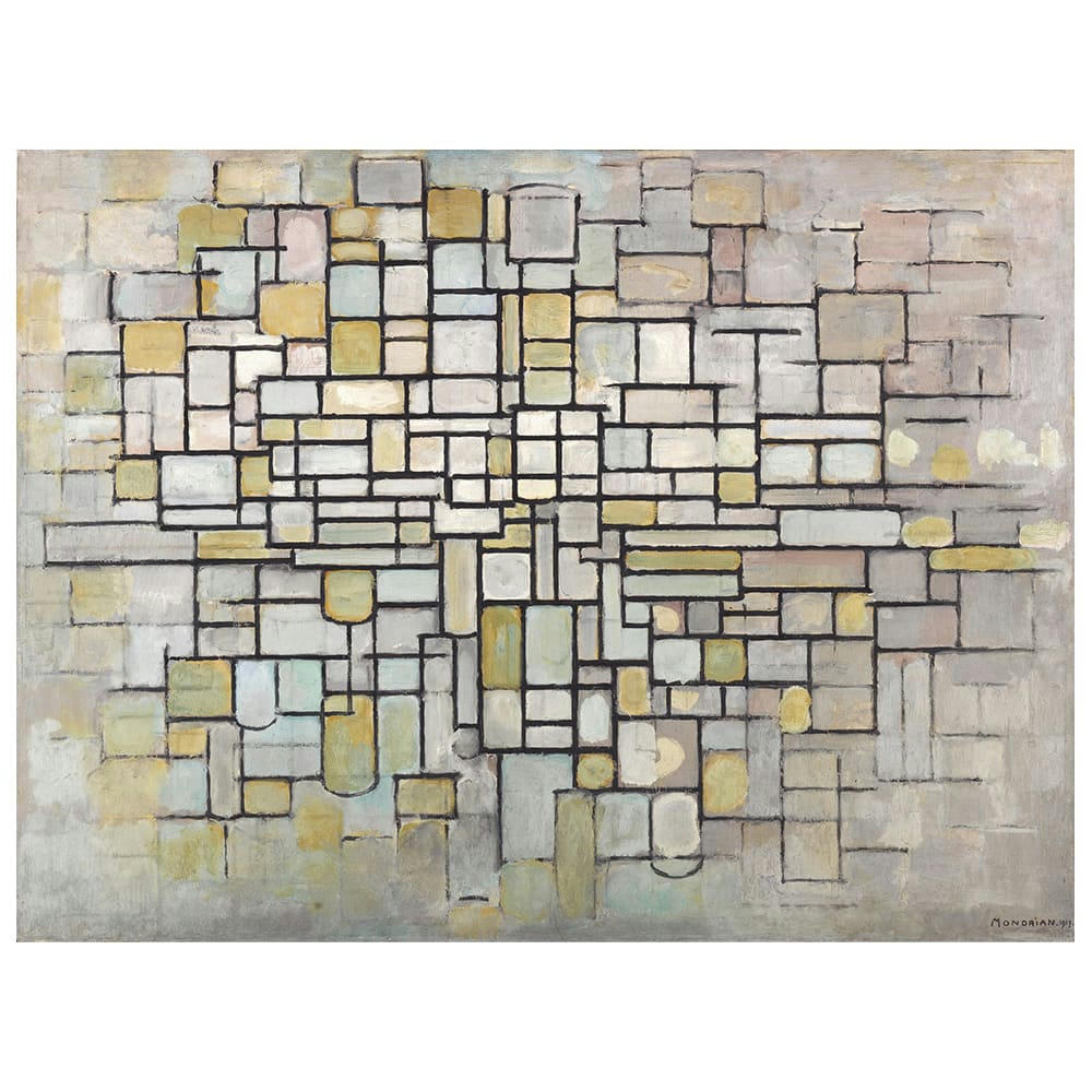 - Tableau composition No.II Piet Mondrian 60x80cm