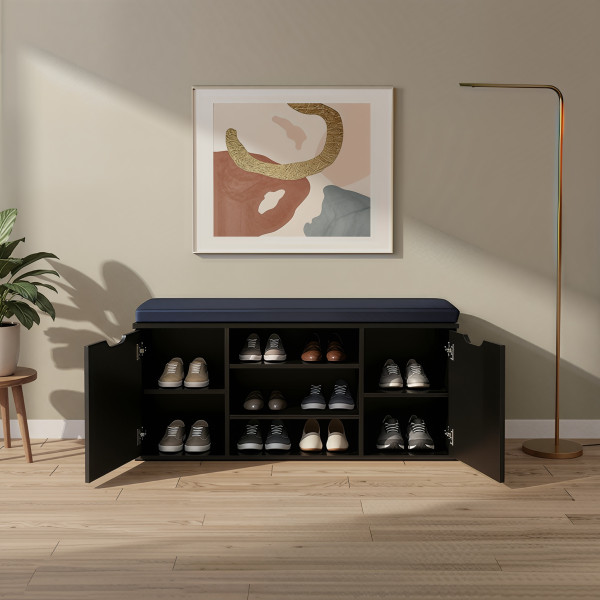 Szafka na buty z siedziskiem PORTA, 103 x 30 x 46 cm
