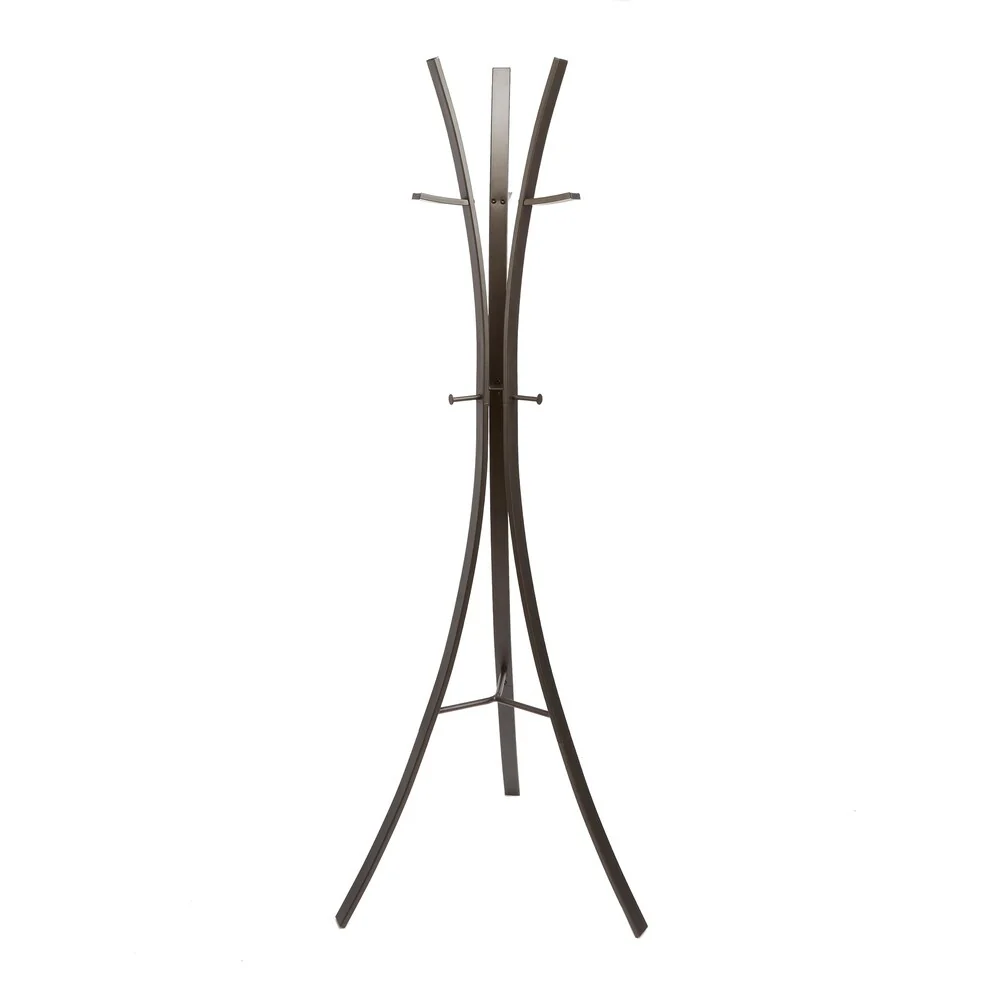 Archer 68 Metal Tripod Standing Coat Rack, Gunmetal