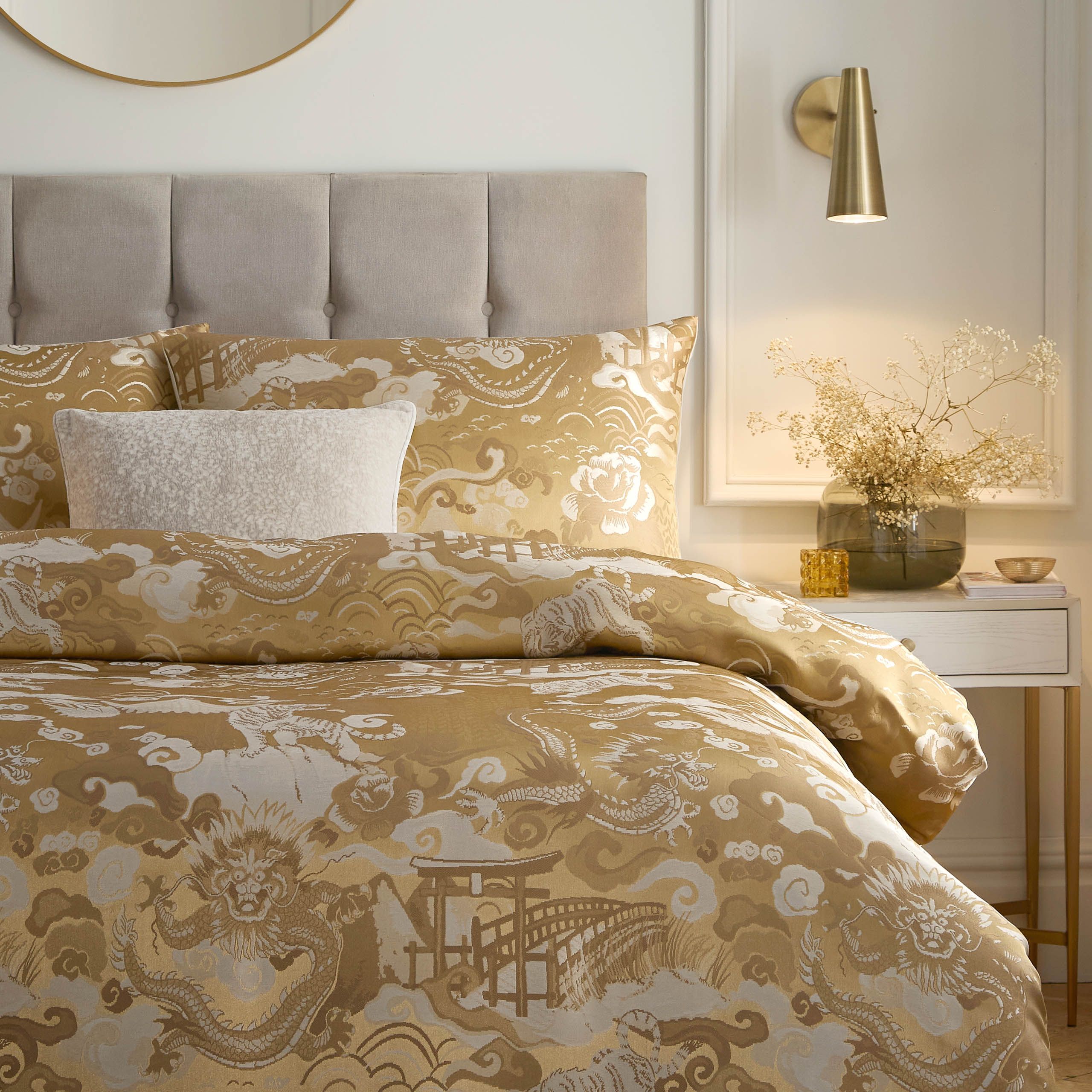 Paoletti Baransu Jacquard Duvet Cover Set