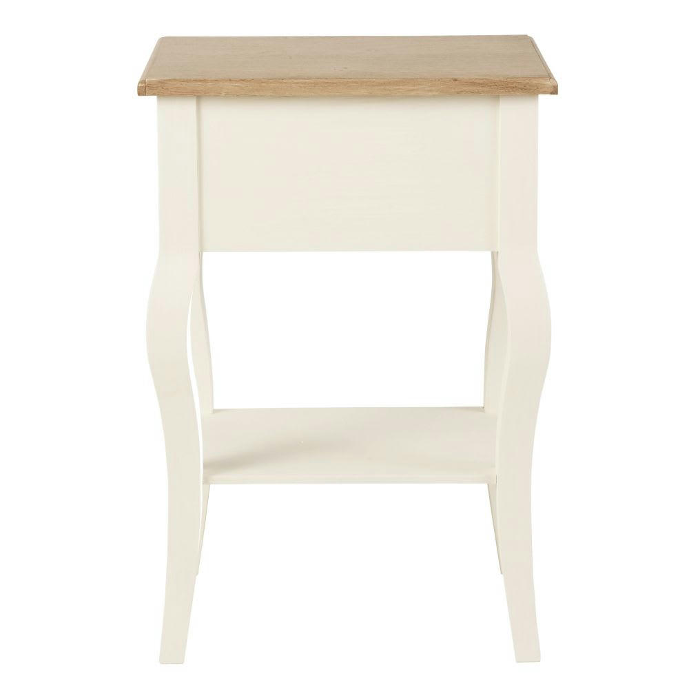 Léontine - Table de chevet 1 tiroir crème