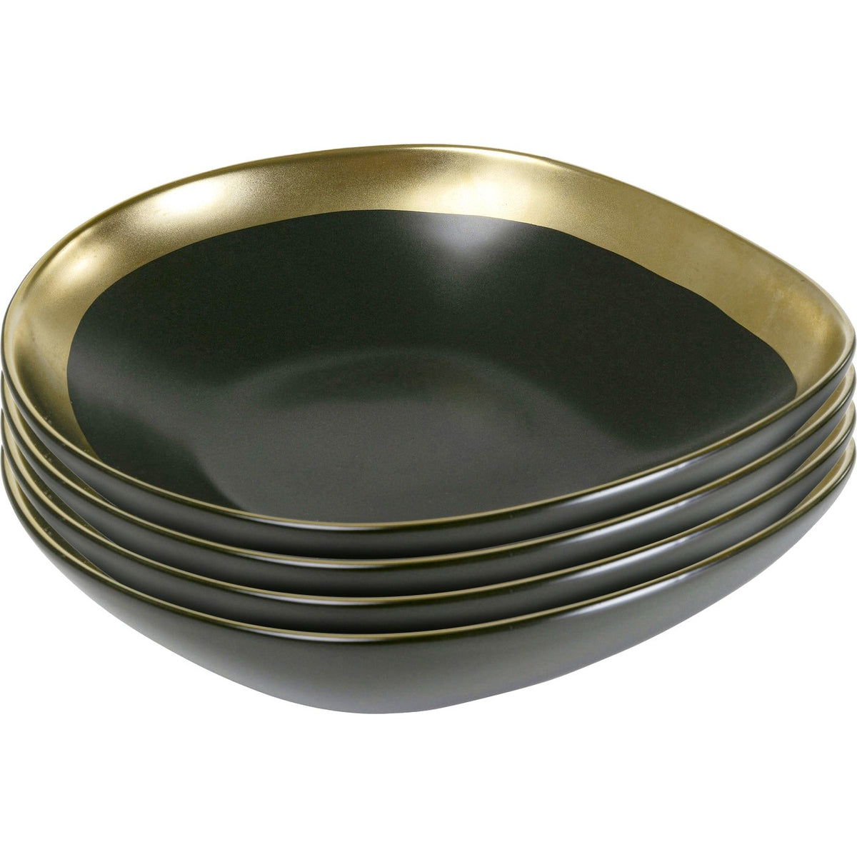 Kare Design Soepborden Vibrations Ø19cm groen (4/Set)