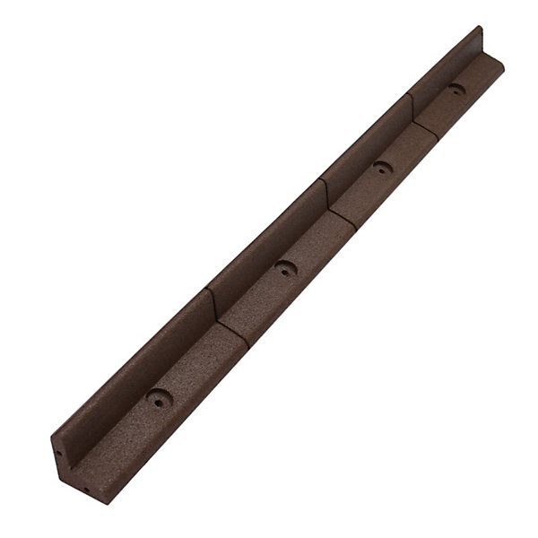Bordures de Pelouse Flexible 1.2m Marron x 8