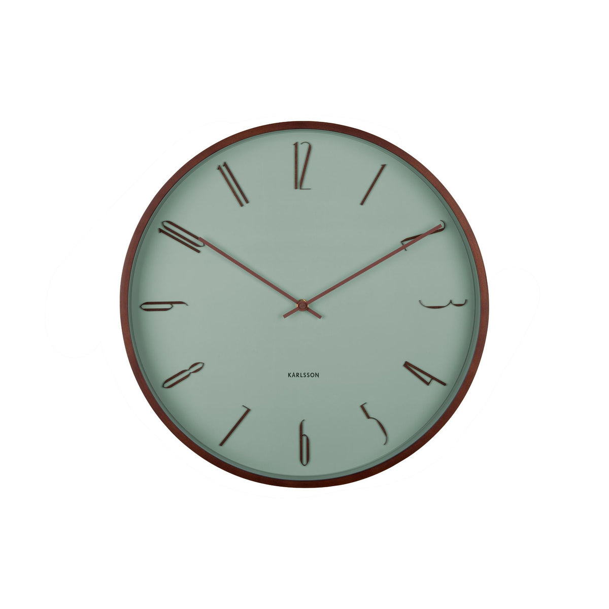 Karlsson wandklok Scandia - groen - Ø40cm