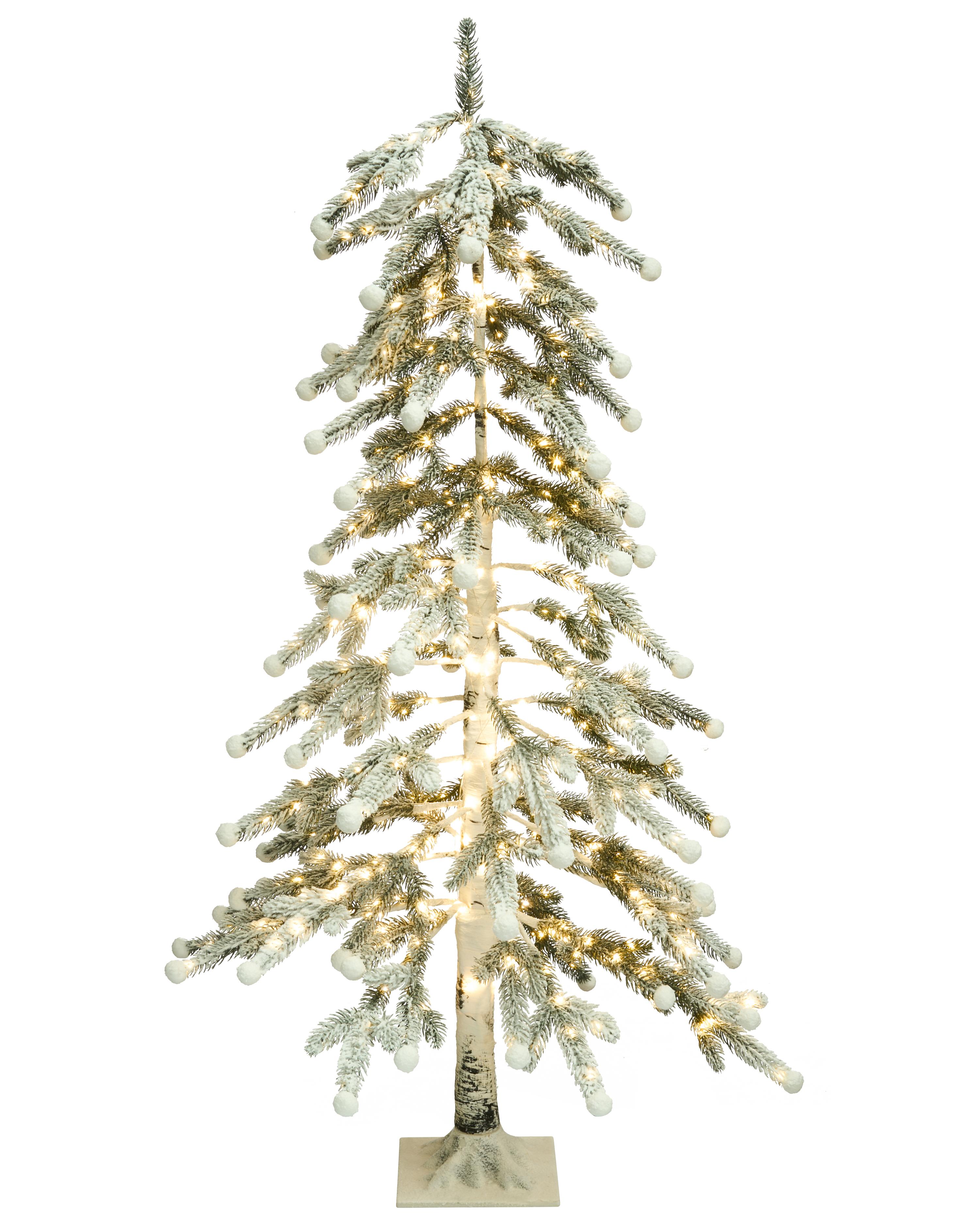Outdoor Decoration LED HASSLAN Christmas Tree 125 cm White