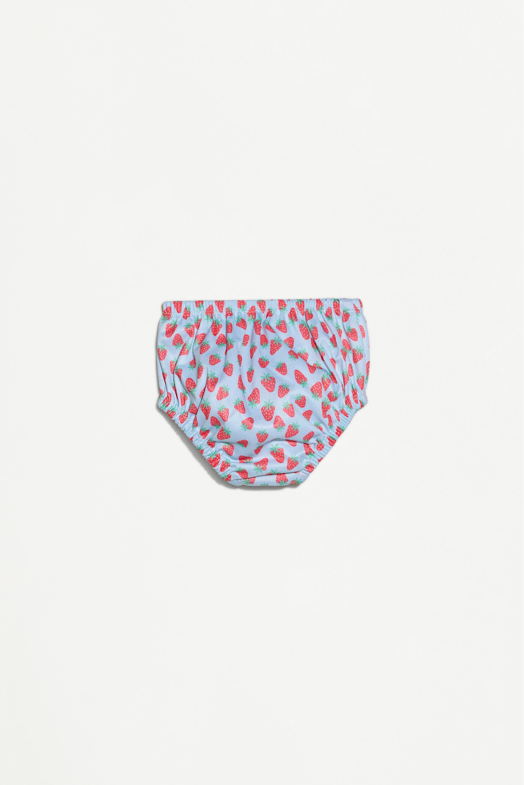Braguita pañal de baño fresas