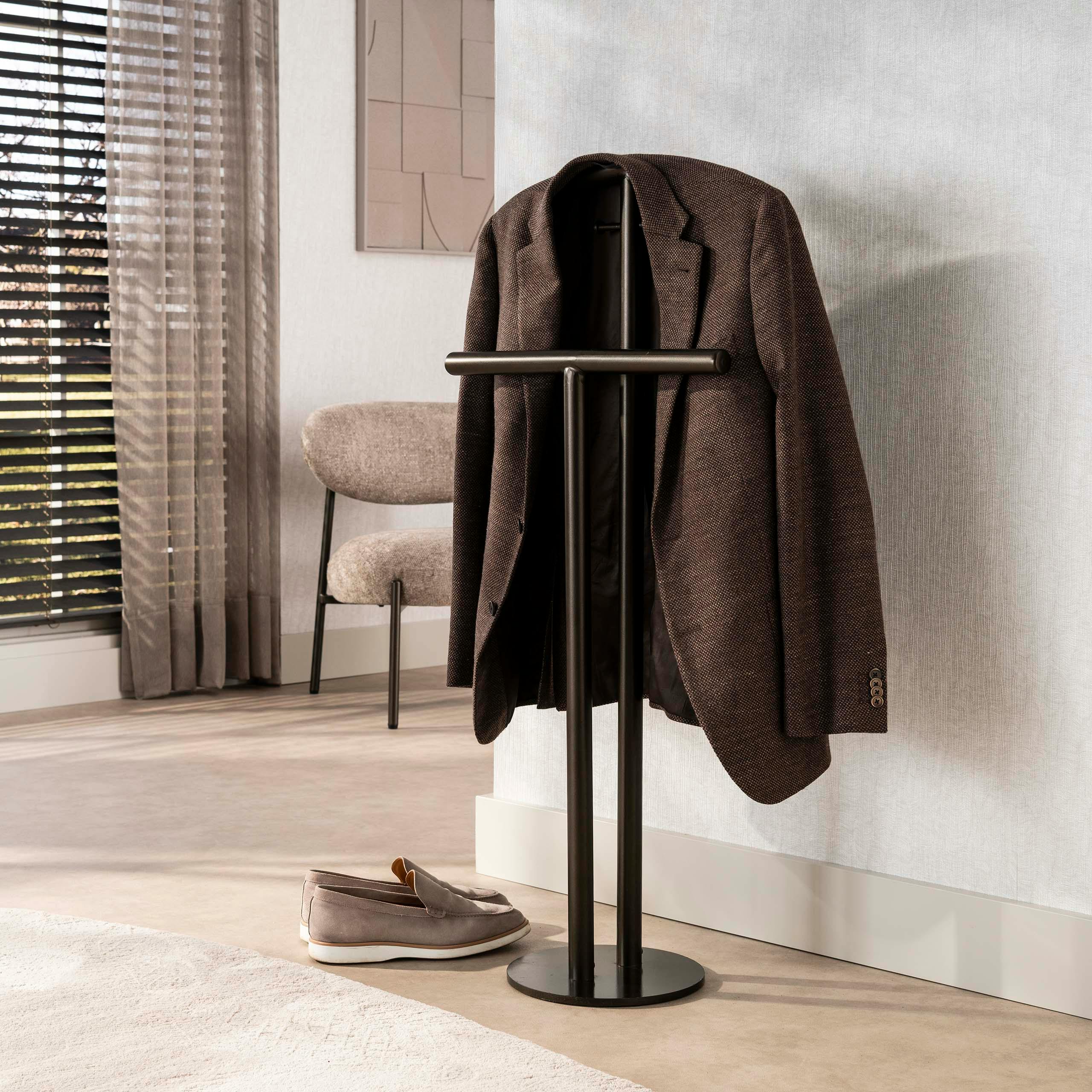 Valet de chambre en métal finition bronze HELSINKI